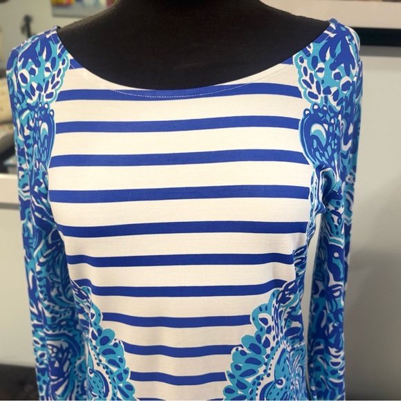 ❤️Lilly Pulitzer Nila Blue Moon Jelly Dress-Sz Smell - Picture 4 of 5